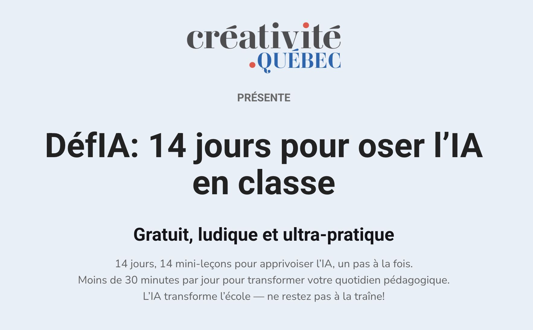Visuel de lancement de la première édition de DéfIA à l’automne 2025.