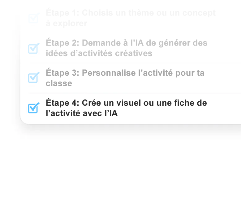 Étapes défi
